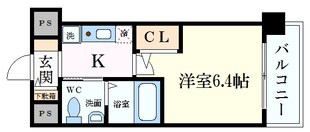 エスリード野田阪神駅前の物件間取画像